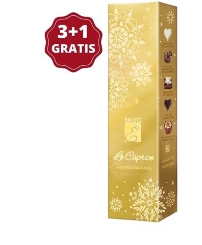 Pachet 3+1 Emoti Le Caprice (Assorted Chocolates) 65g
