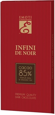 Ciocolata premium, 85% Cacao, Infini De Noir