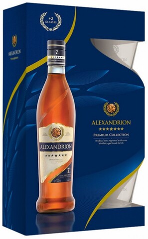 Alexandrion 7* cu 2 Pahare Brandy