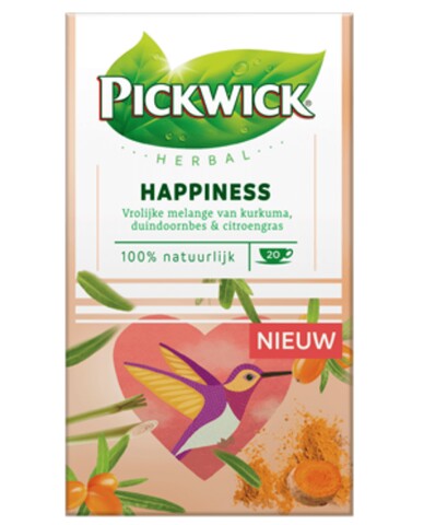 Ceai Pickwick Herbal Goodness Happiness 20 X 1.5g