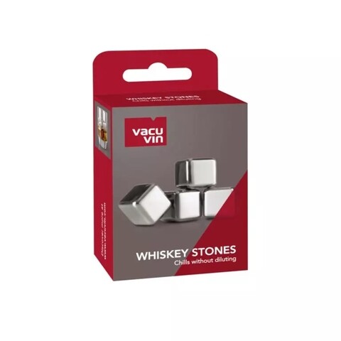 Vacu Vin Whiskey Stones Set 4 (Cuburi Otel Inoxidabil) 18603606