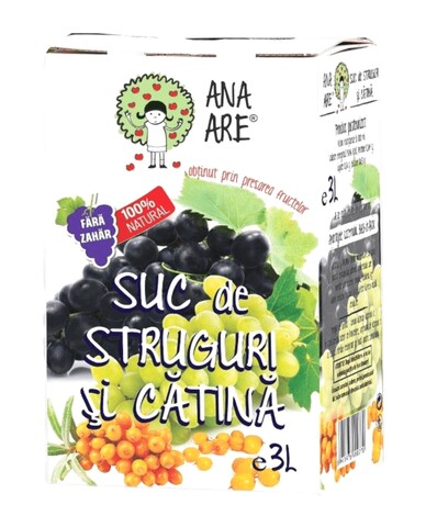 Suc de Struguri & Catina 100% Natural Ana Are 3L