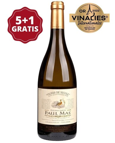 Paul Mas Vignes de Nicole Chardonnay Viognier 5+1