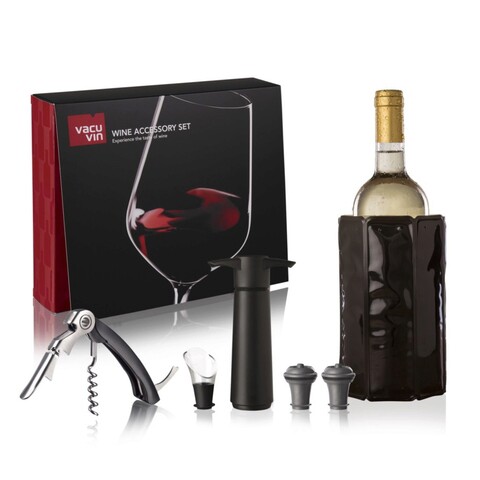 Vacu Vin Set Vin Original 6 Pcs - Cooler + Tirbuson + Pompa + Winesaver + 2 Dopuri - 68897606