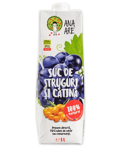 Suc de Struguri & Catina 100% Natural Ana Are 1L